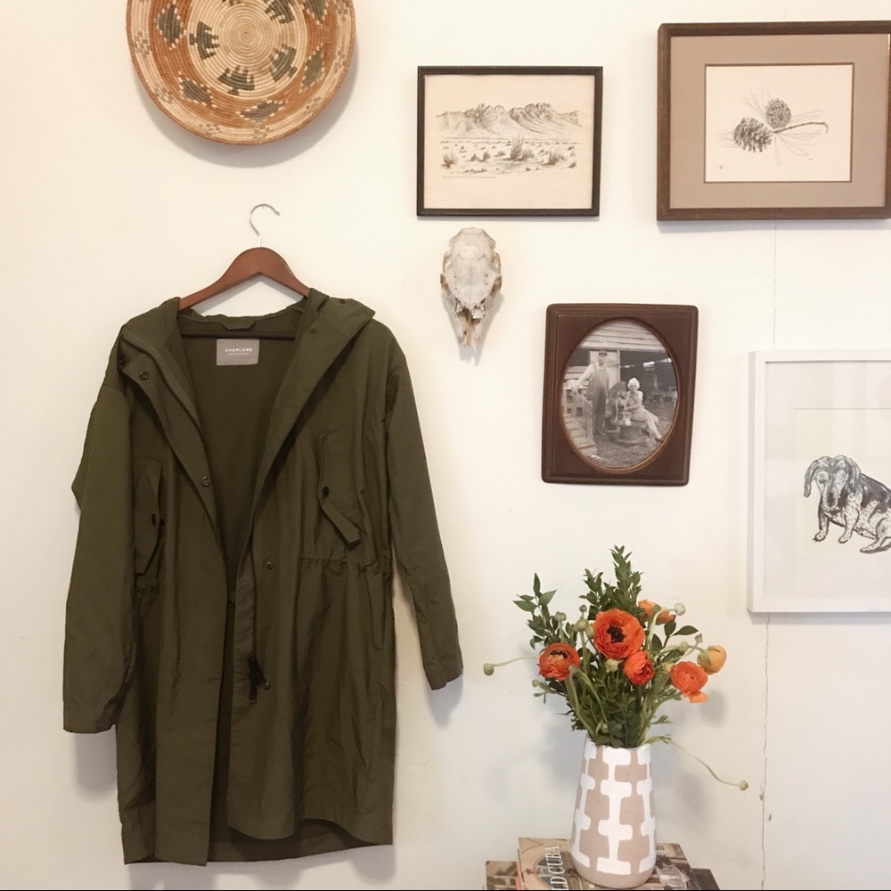 Everlane Cropped City Anorak Raincoat